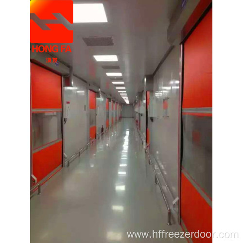 High speed door for clean room